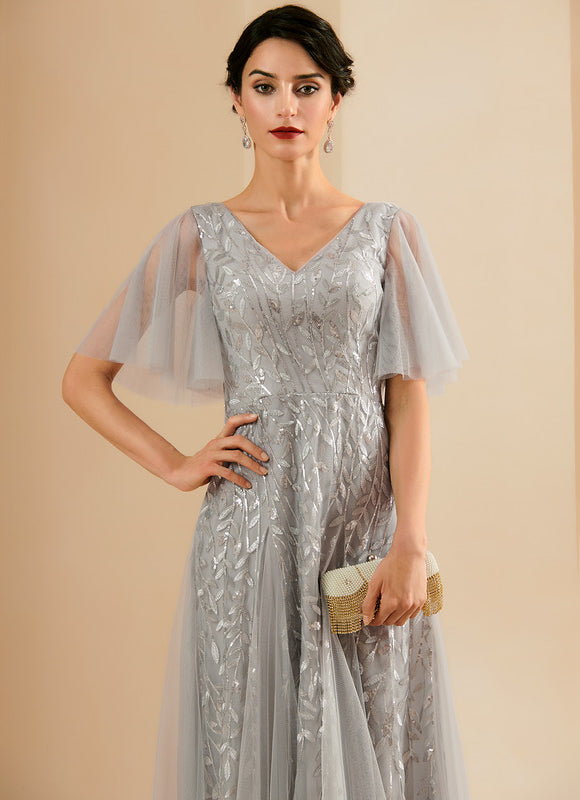 Robe Trapèze Brume Argentée - gallery 5