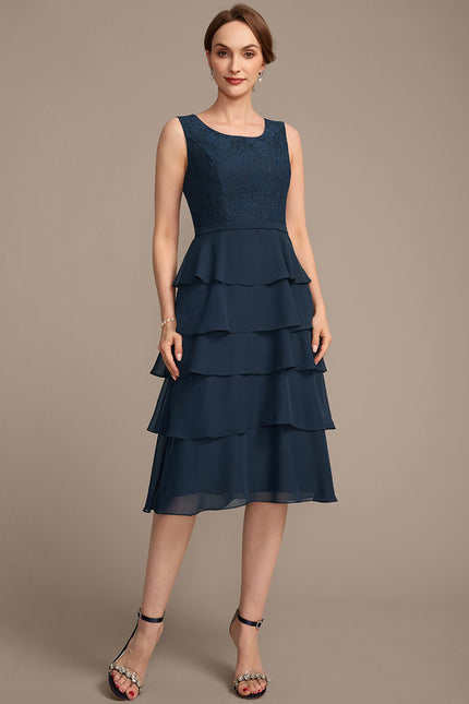 Robe Trapèze Élégance Plissée - gallery 6