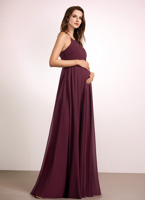 Robe Trapèze Violet Serein - gallery 5