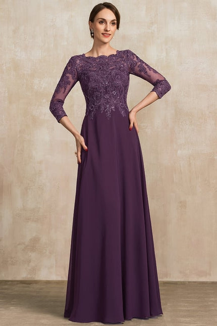 Robe Trapèze Élégance Marine Brodée - gallery 4