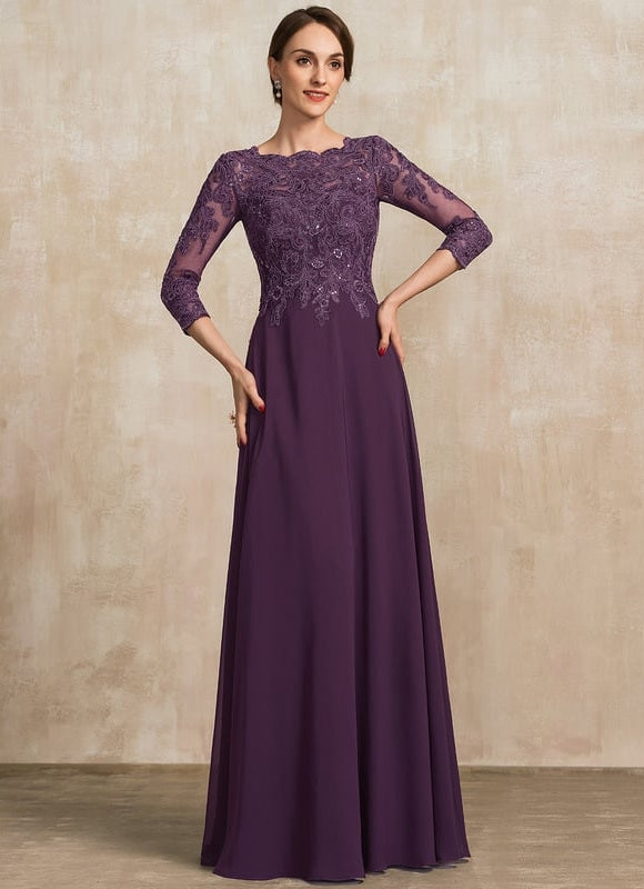 Robe Trapèze Élégance Marine Brodée - gallery 4