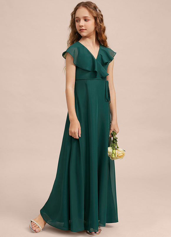 Robe Trapèze Vert Doux Éclat - gallery 4