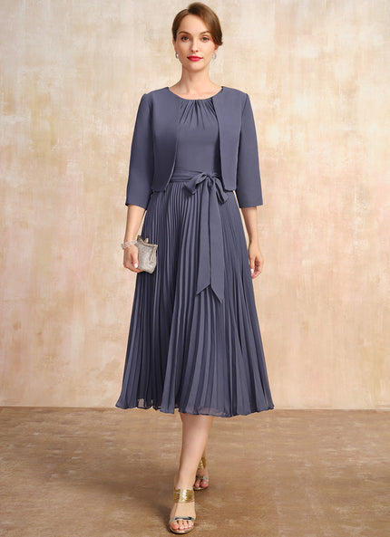 Robe Trapèze Chic Plissé Élégant