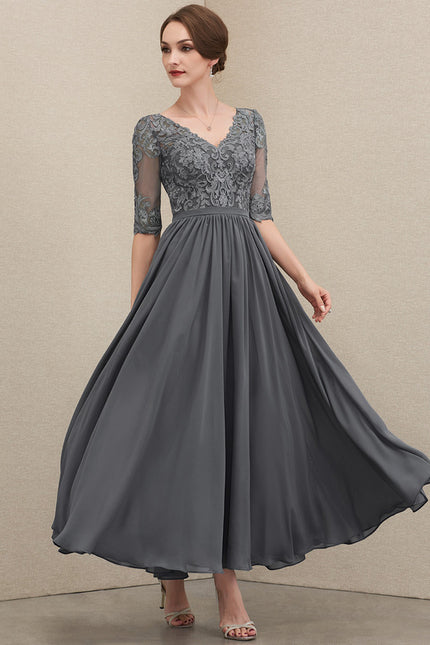 Robe Trapèze Bleu Douceur