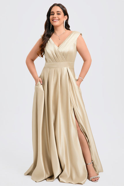 Robe Satin Trapeze - gallery 9
