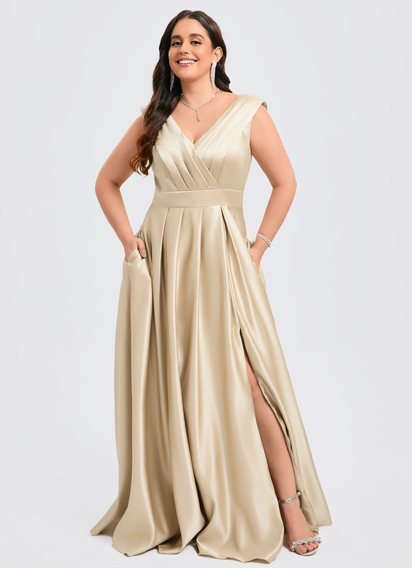 Robe Satin Trapeze - gallery 9