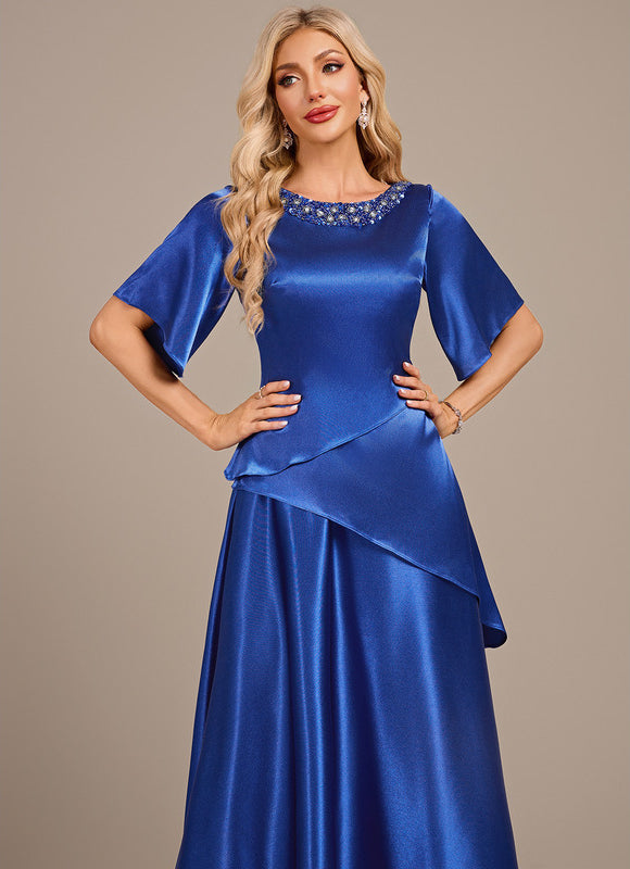Robe Trapèze Mère Satinée - gallery 1