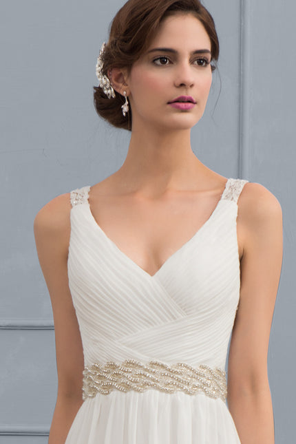 Robe Trapèze Nuptiale Légère - gallery 1