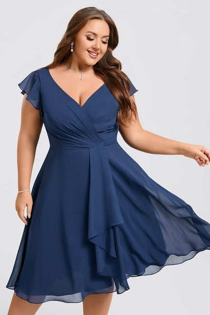 Robe Trapèze Émeraude Volante - gallery 9