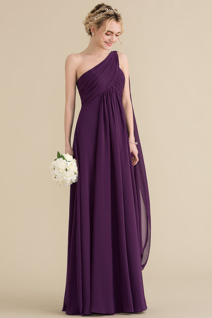 Robe Trapèze Asymétrique Beige - gallery 3