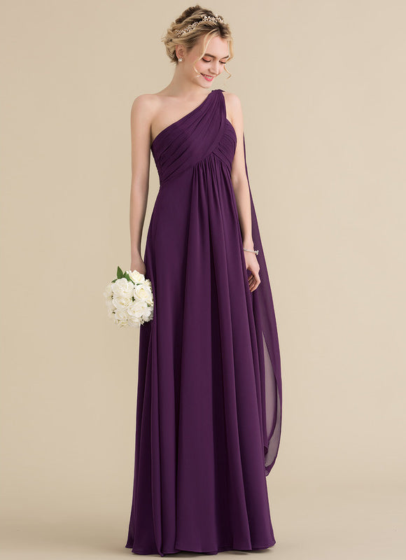 Robe Trapèze Asymétrique Beige - gallery 3