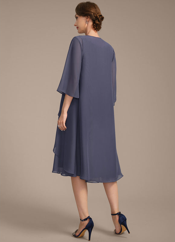 Robe Trapèze Sérénité Mauve - gallery 5