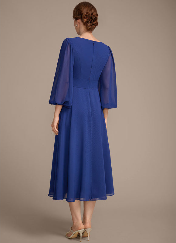 Robe Trapèze Chic Cristal Plissé - gallery 6
