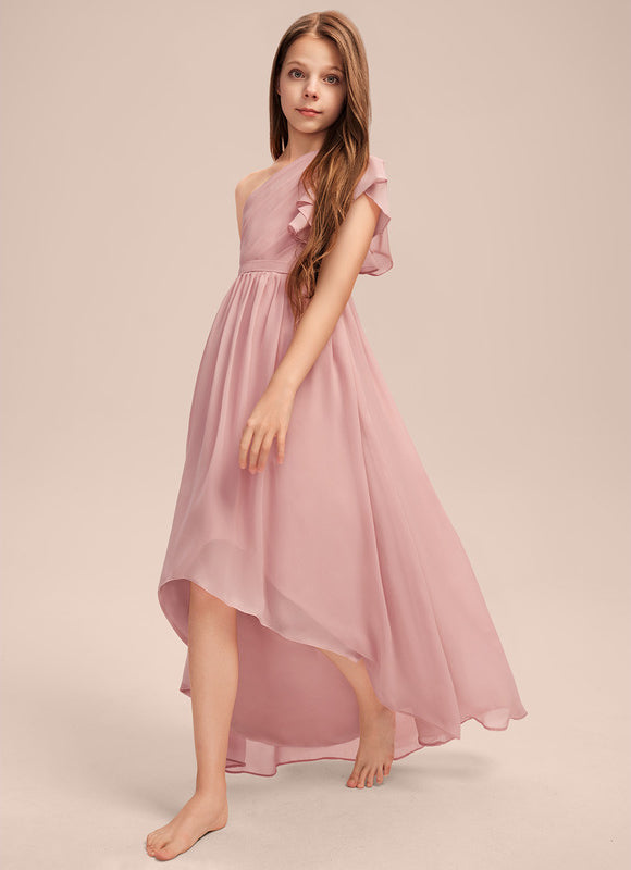 Robe Trapèze Rosée Flottante - gallery 5