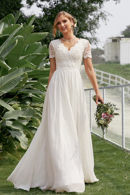 Robe Trapèze Éblouissante Aérienne - gallery 2