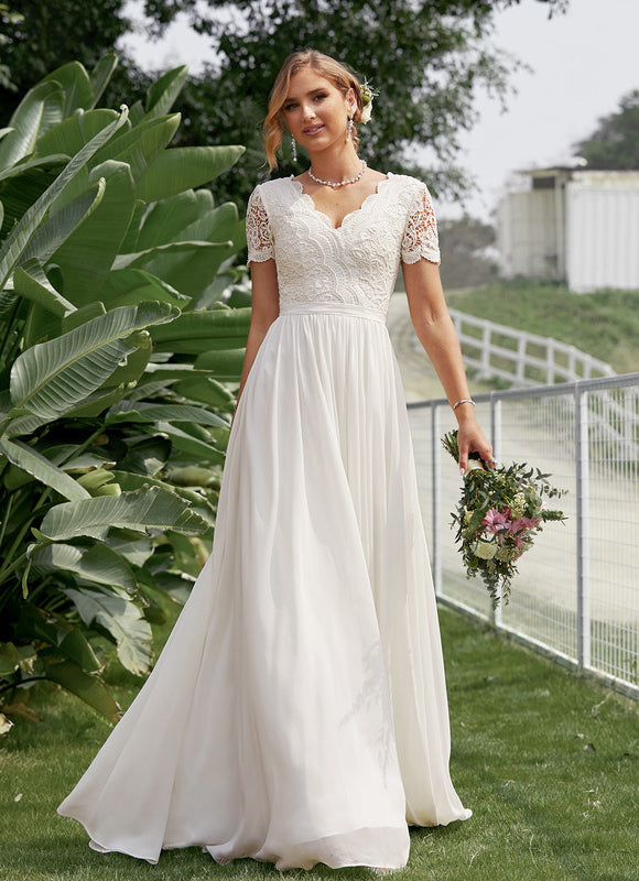 Robe Trapèze Éblouissante Aérienne - gallery 2