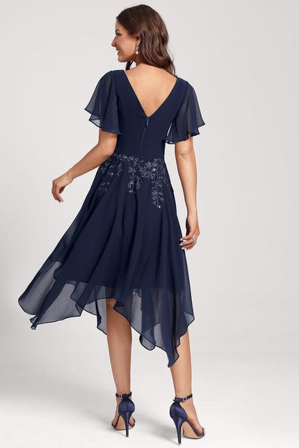 Robe Trapèze Chic Noir Dentelle - gallery 2