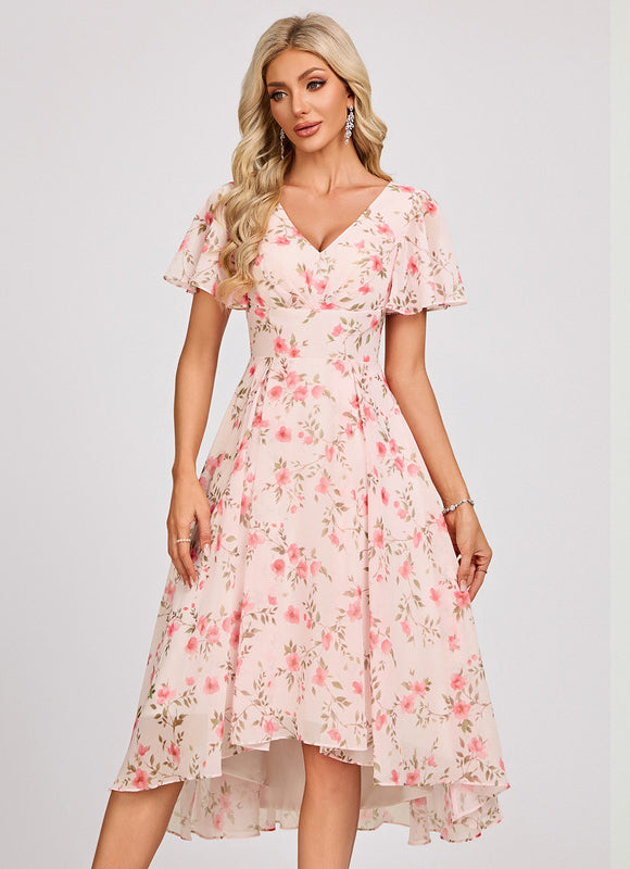 Robe Trapèze Fluide Asymétrique - gallery 3