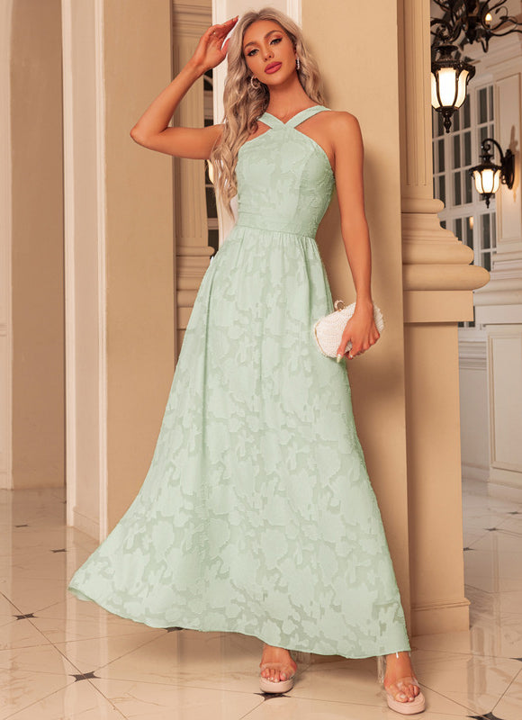Robe Trapèze Aube Verte - gallery 6