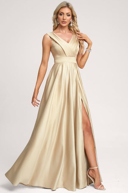 Robe Satin Trapeze - gallery 3