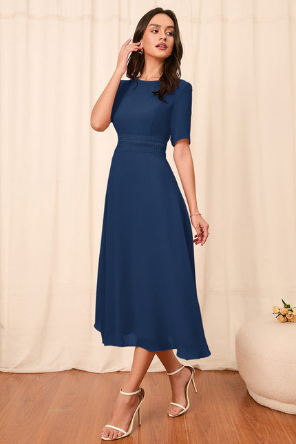 Robe Trapèze Noire Flottante - gallery 1