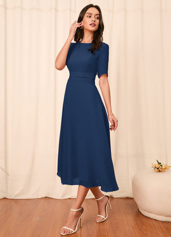 Robe Trapèze Noire Flottante - gallery 1