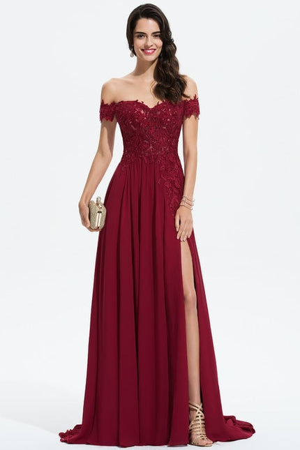 Robe Trapèze Rouge Flamme Luxe - gallery 1