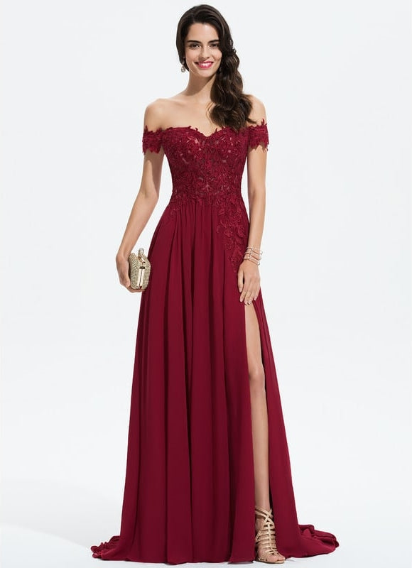 Robe Trapèze Rouge Flamme Luxe - gallery 1