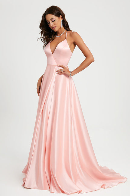 Robe Trapèze Satin Royal - gallery 3