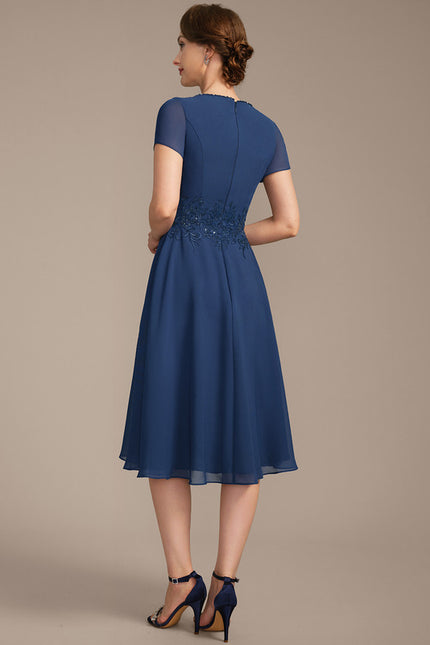 Robe Trapèze Éclat Céleste - gallery 7