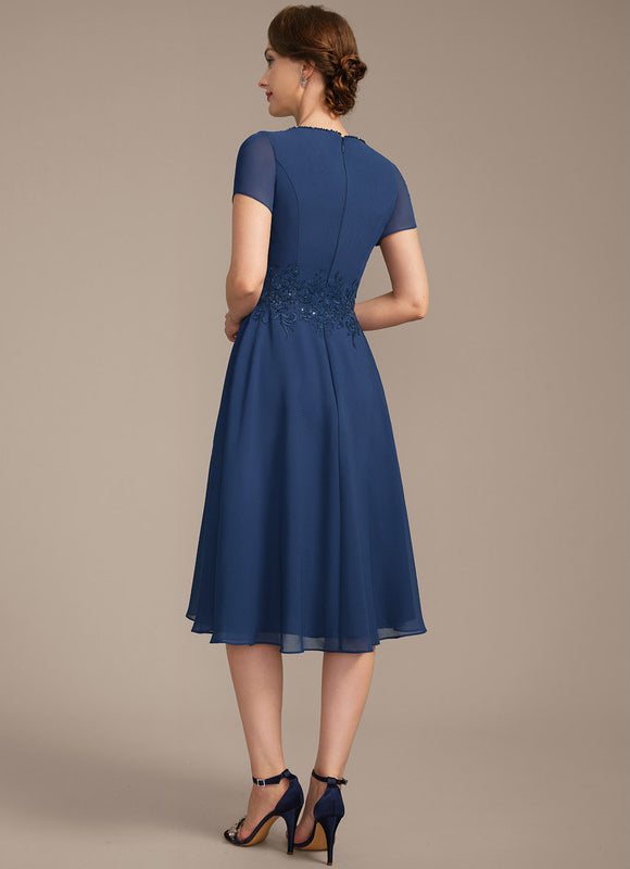 Robe Trapèze Éclat Céleste - gallery 7