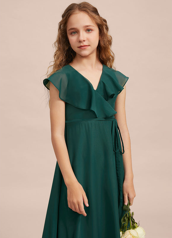 Robe Trapèze Vert Doux Éclat - gallery 5
