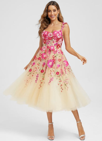 Robe Trapèze Éclosion Enchantée