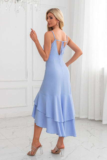 Robe Trapeze Volant - gallery 2