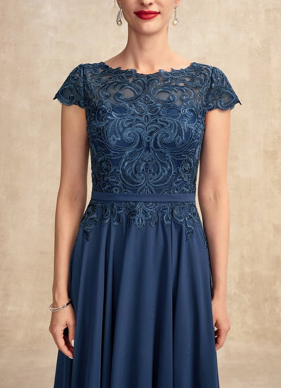 Robe Trapèze Lilas Élégant - gallery 3