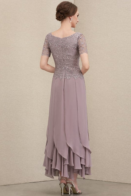 Robe Trapèze Nuance Daméthyste - gallery 3