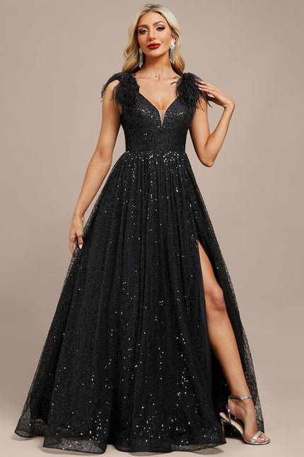 Robe Trapèze Sombre Chic - gallery 6