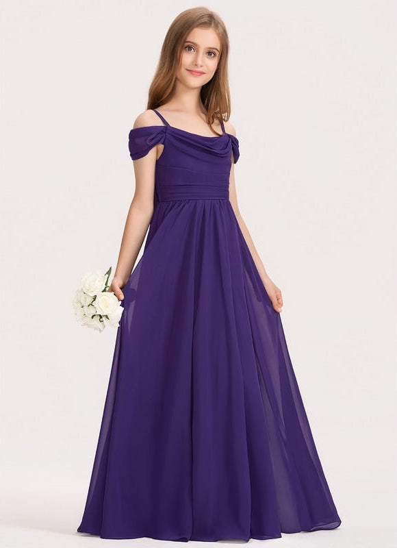 Robe Trapèze Rouge Velours Flottant - gallery 3