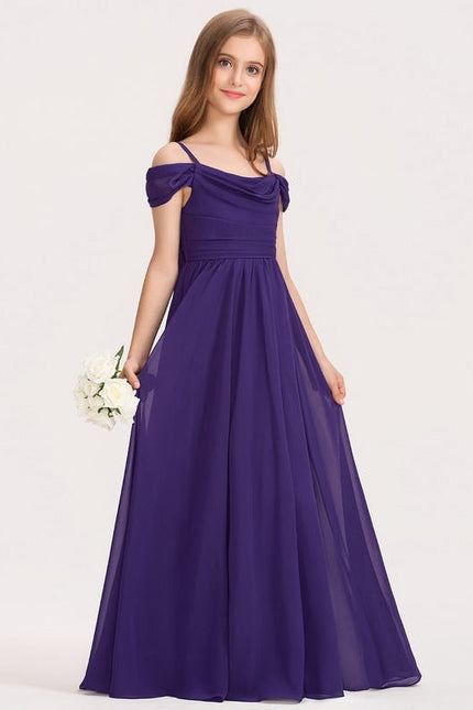 Robe Trapèze Rouge Velours Flottant - gallery 3