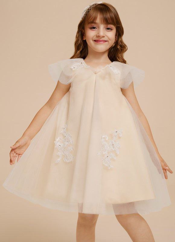 Robe Trapèze Enfant Nuptiale - gallery 8
