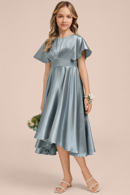 Robe Trapèze Satin Irisé - gallery 2