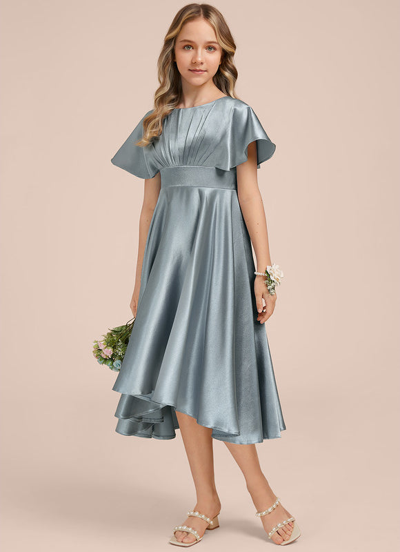 Robe Trapèze Satin Irisé - gallery 2