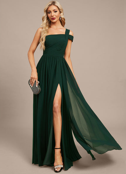 Robe Trapèze Verte Soirée Plissée