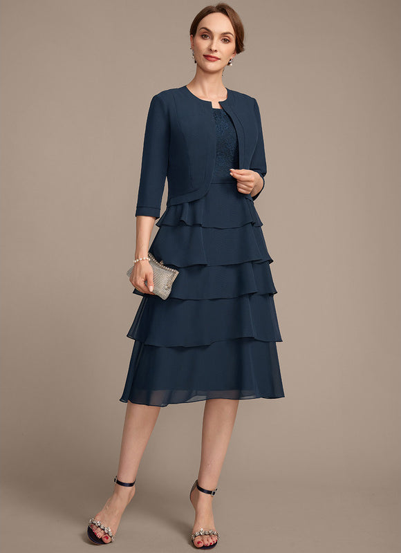 Robe Trapèze Élégance Plissée - gallery 3