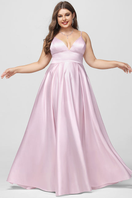 Robe Trapèze Éclat Satiné Doré - gallery 7