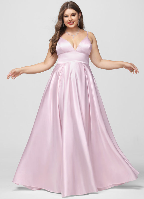 Robe Trapèze Éclat Satiné Doré - gallery 7