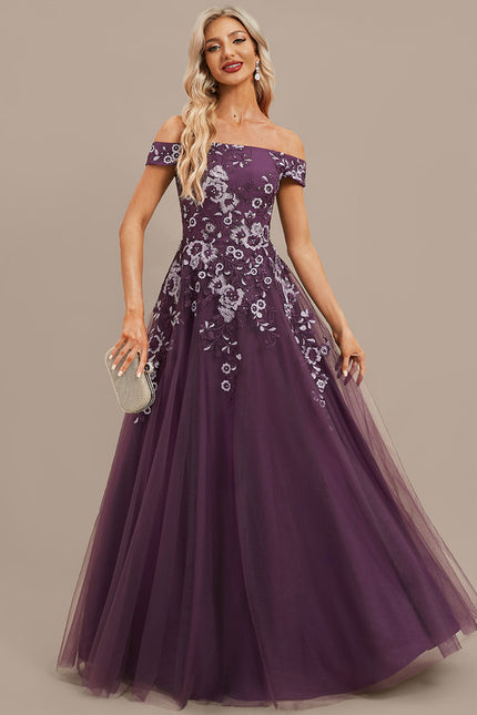 Robe Trapèze Satin Orchidée