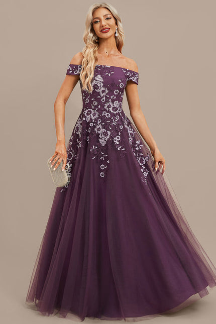 Robe Trapèze Satin Orchidée