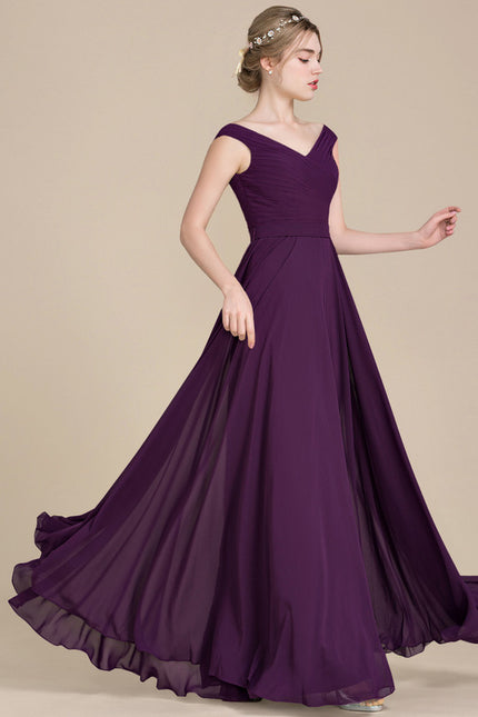 Robe Trapèze Sérénade Violette - gallery 1