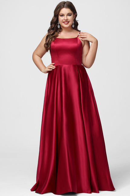 Robe Trapèze Satin Émeraude - gallery 8